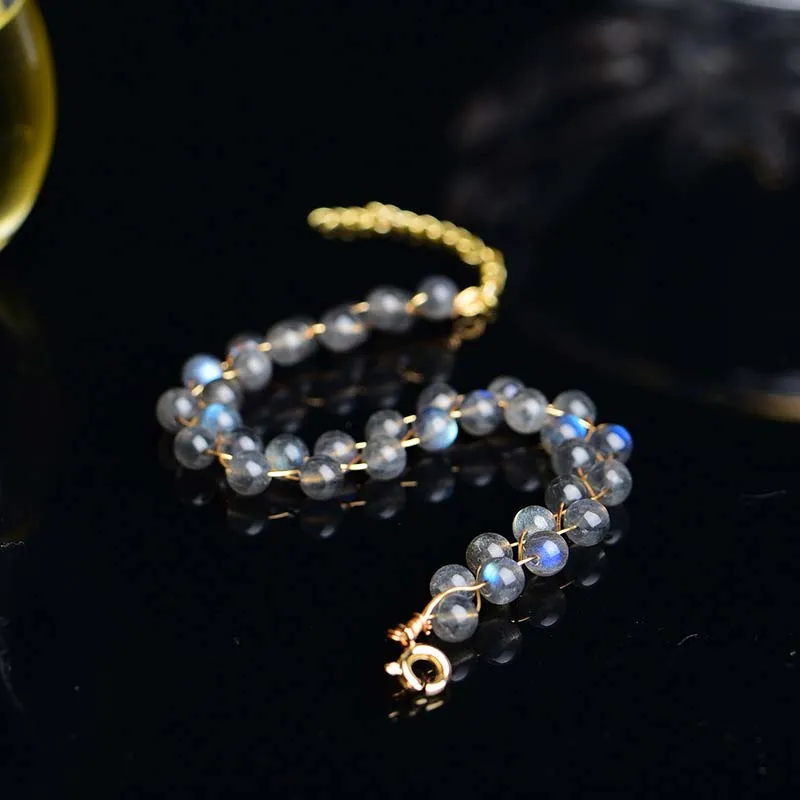 Natural Moonstone Love Blessing Bracelet by Luck Muse Shop - Image 4