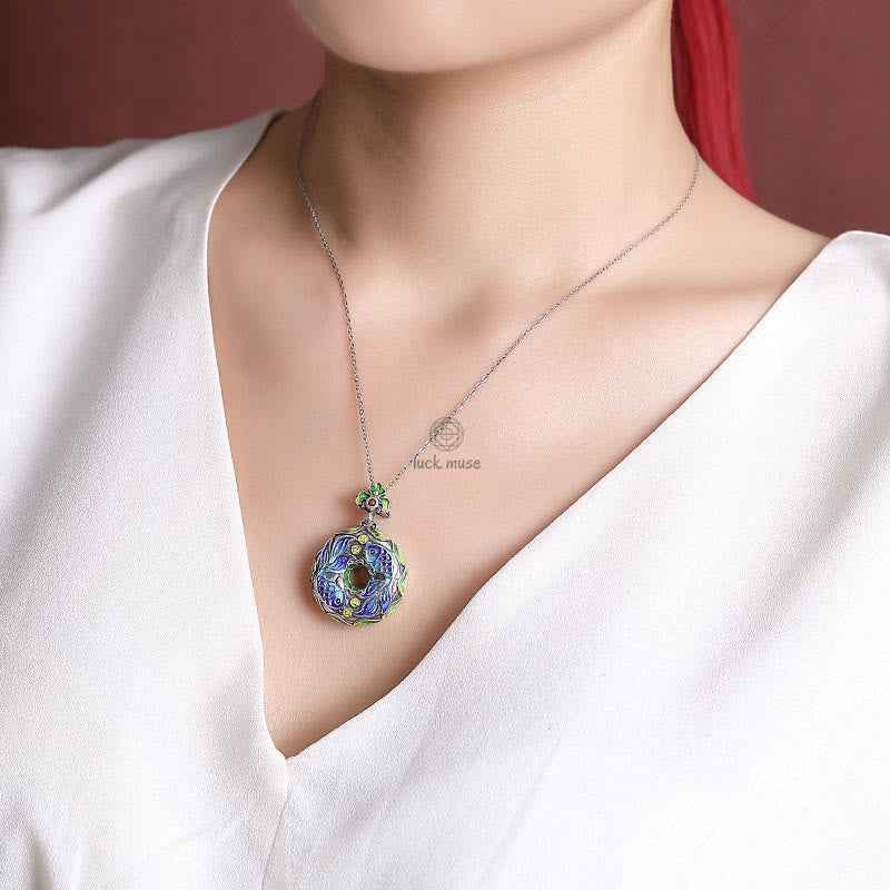 Luck Muse 990 Sterling Silver Koi Fish Copper Coin Luck Wealth 925 Sterling Silver Necklace Pendant - Image 6