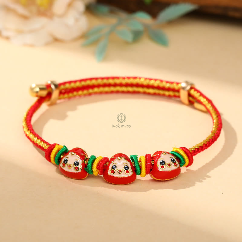 Colorful Zongzi Pattern Luck Muse Bracelet - Handmade Luck Bracelet for Children and Adults - Image 19
