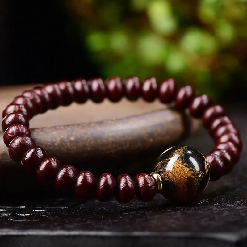 Tibetan Purple Bodhi Seed Harmony Bracelet - Image 5
