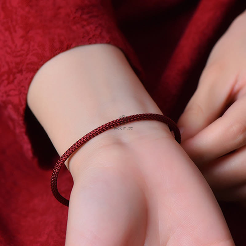 Luck Muse Handmade Luck Braid Cuff Bracelet - Image 11