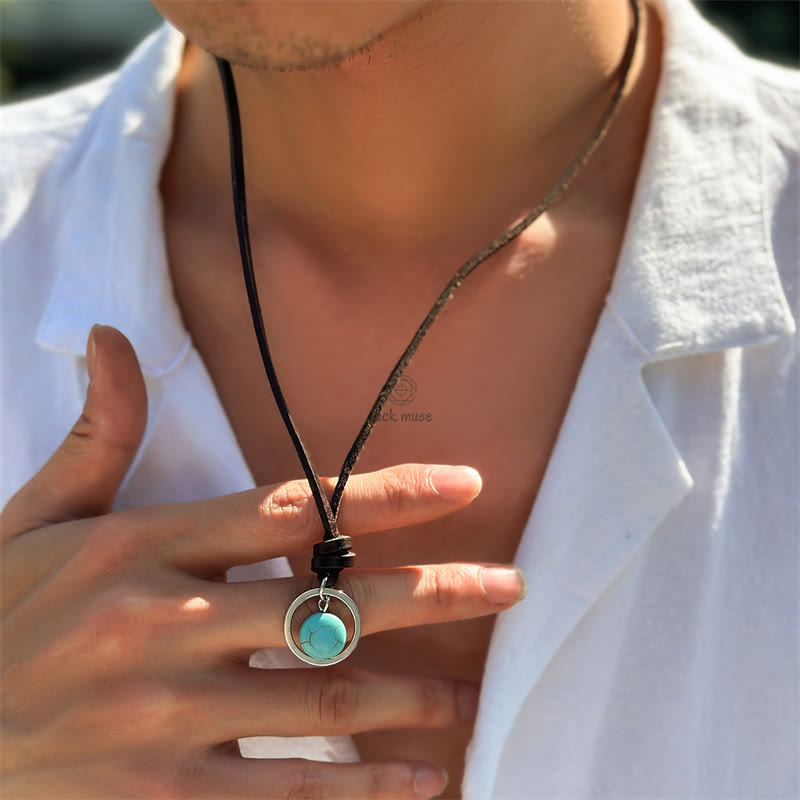 Luck Muse Turquoise Protection Necklace - Image 11