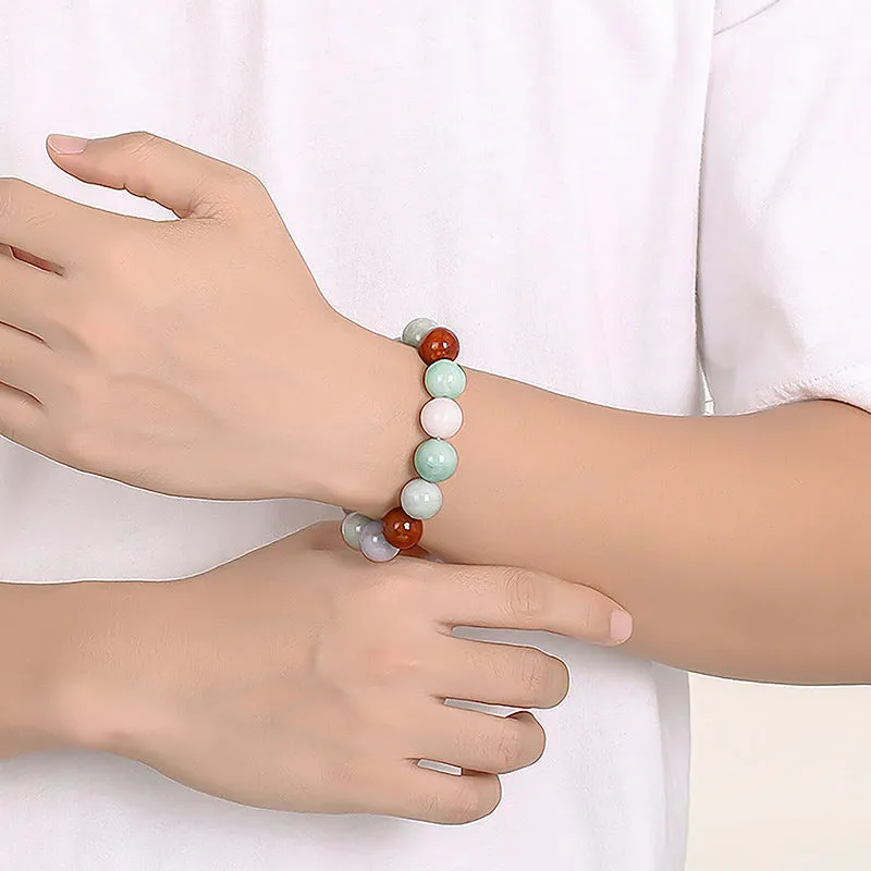 Natural Jade Healing Protection Bracelet - Luck Muse Shop - Image 4