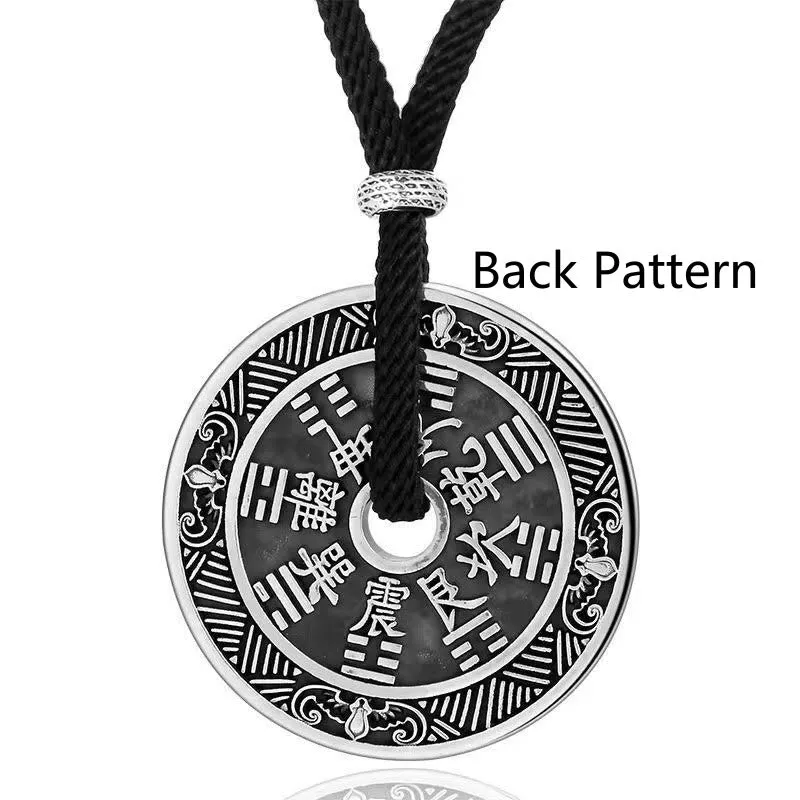 Luck Muse Bagua Design Copper Coin Harmony Necklace - Image 4