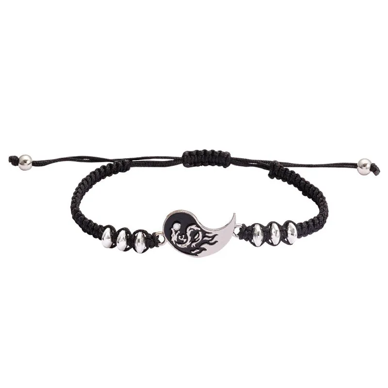 Luck Muse Yin Yang Dragon Couple Bracelet Set - Image 2