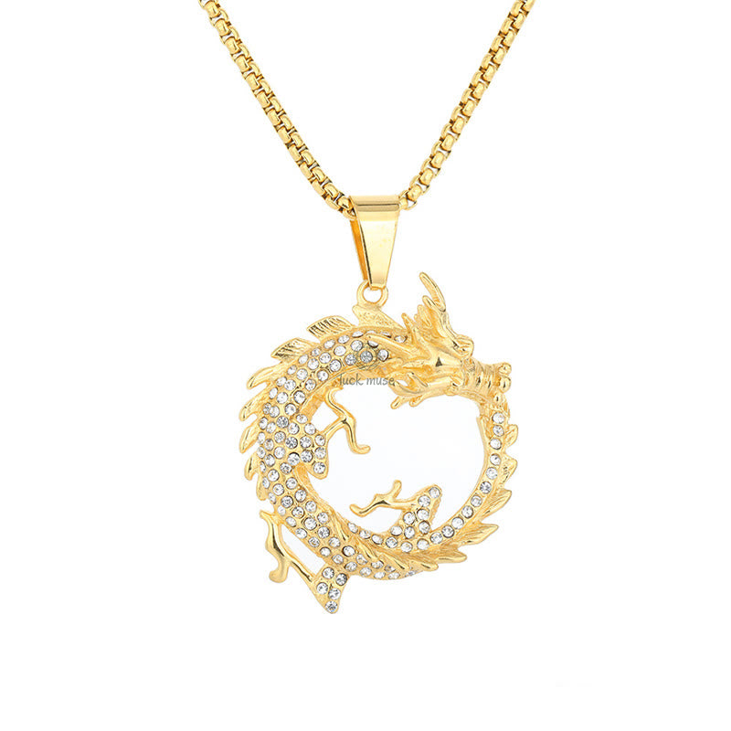 Chinese Zodiac Dragon Success Pendant Necklace Crafted with Luck Muse - Image 6