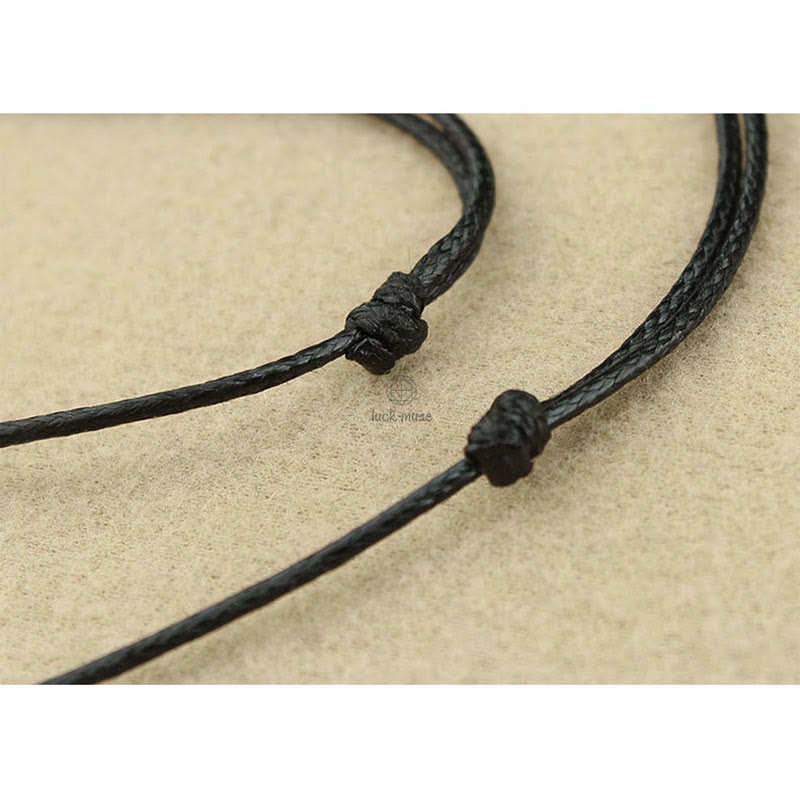 Tibet Turquoise Bead Necklace Pendant with Marquise Pattern for Protection and Strength - Image 11