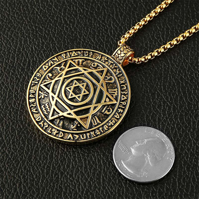 Luck Muse Hexagonal Star Protection Necklace - Image 3