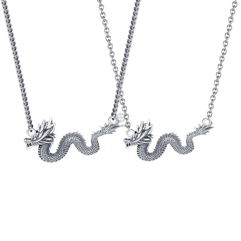 Luck Muse 925 Sterling Silver Year Of The Dragon Protective Dragon Chain Necklace Pendant - Image 10
