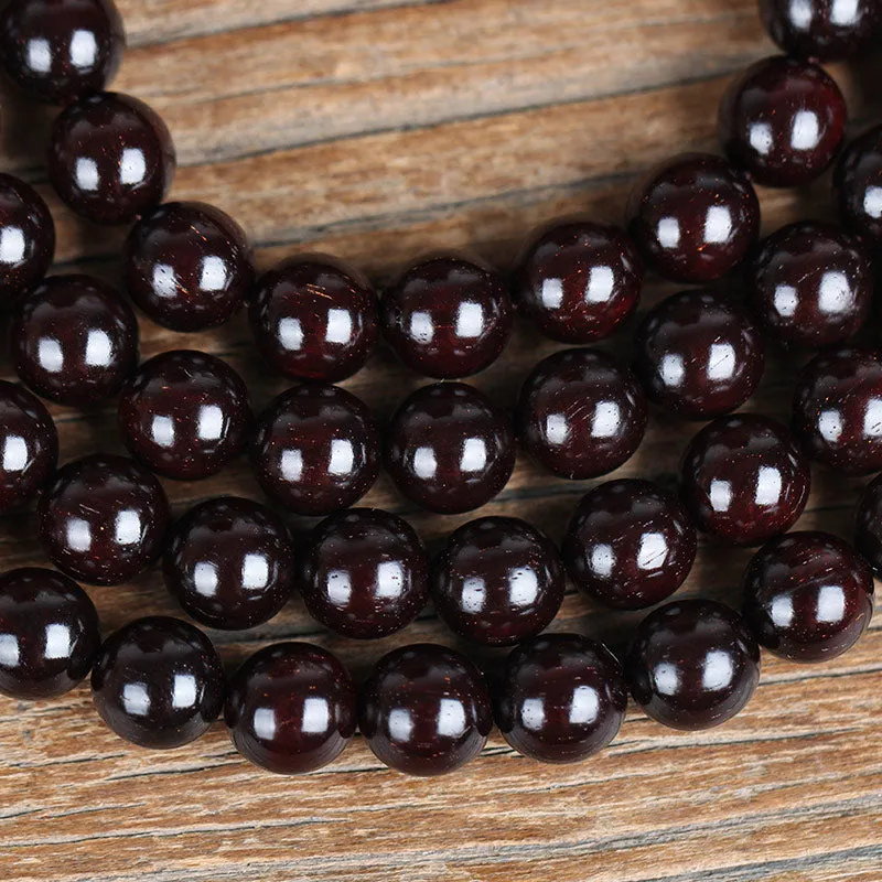 Gold Star Red Sandalwood Chinese Knot Protection Bracelet - Image 5