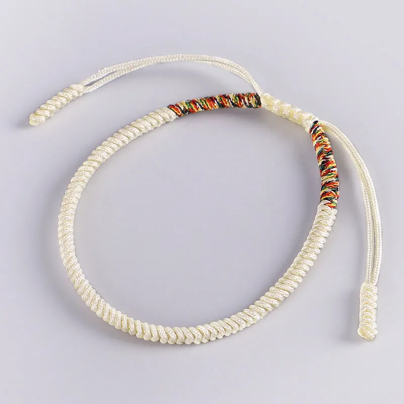 3-Piece Tibetan Handmade Multicolored Lucky King Kong Knot Bracelet - Image 8