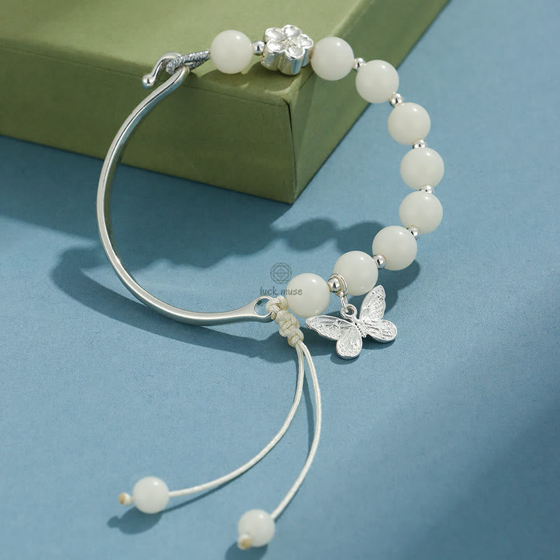 Bodhi Seed Butterfly Lotus Luck Wealth Bracelet - Image 3