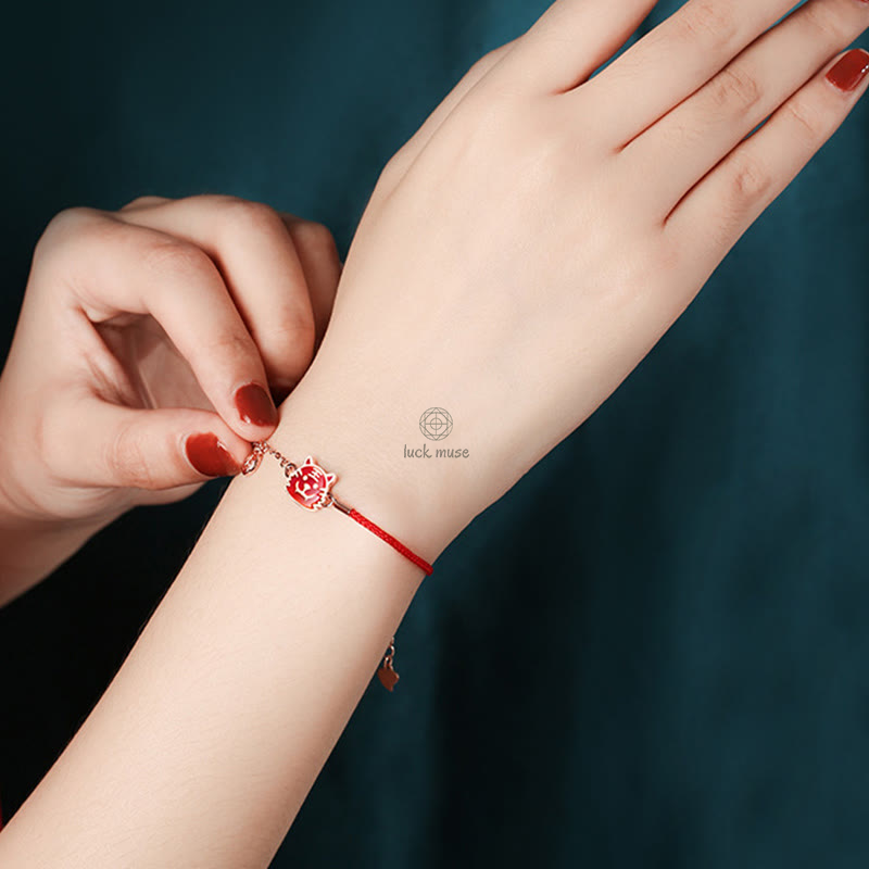 Luck Muse 925 Sterling Silver Color-Changing Chinese Zodiac Lucky Protection Red String Bracelet - Image 12