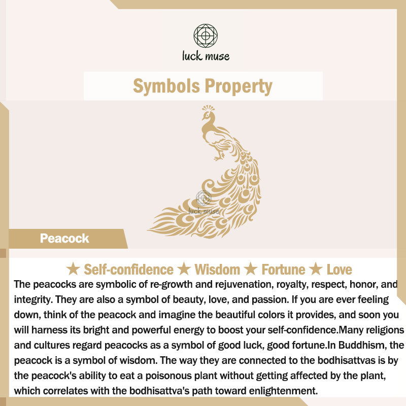 White Jade Peacock Protection Blessing Necklace - Luck Muse Shop - Image 9