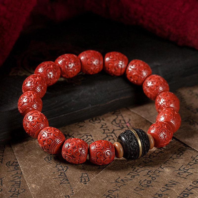 Cinnabar Ebony Blessing Bracelet from Luck Muse Shop - Image 6
