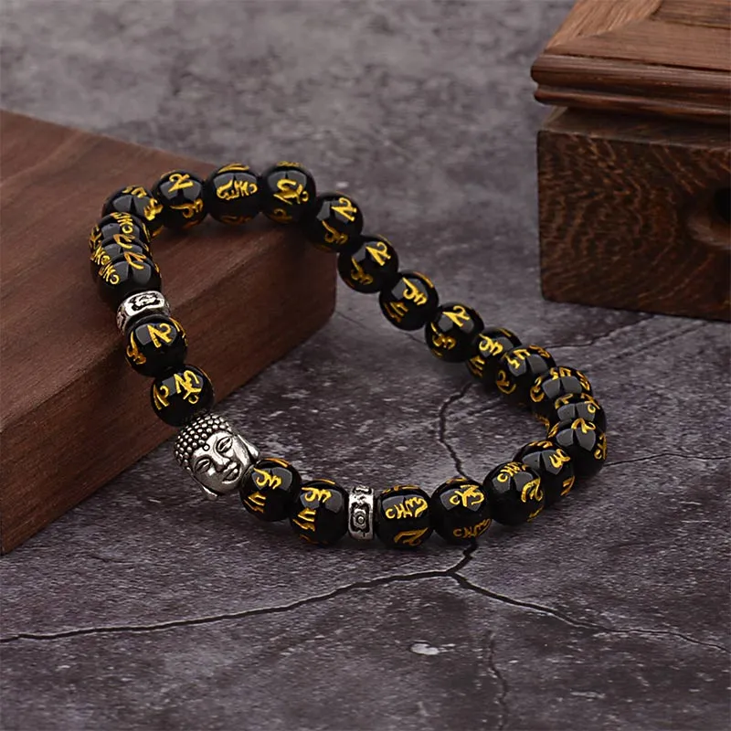 Tibetan Mantra Amulet Bracelet - Luck Muse Collection - Image 7