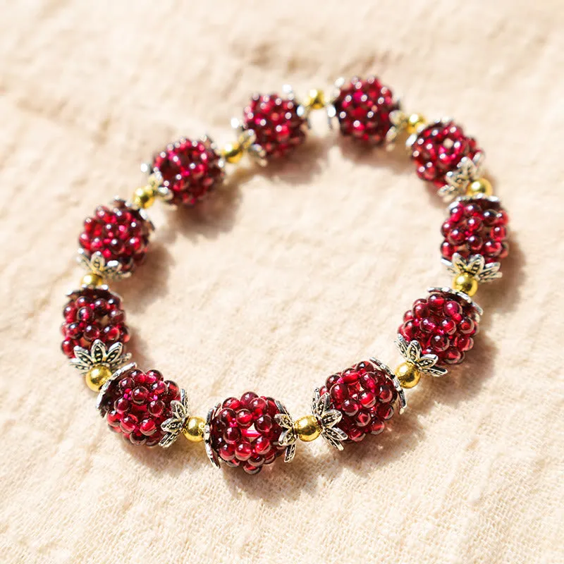 Luck Muse Garnet Healing Bracelet - Image 2