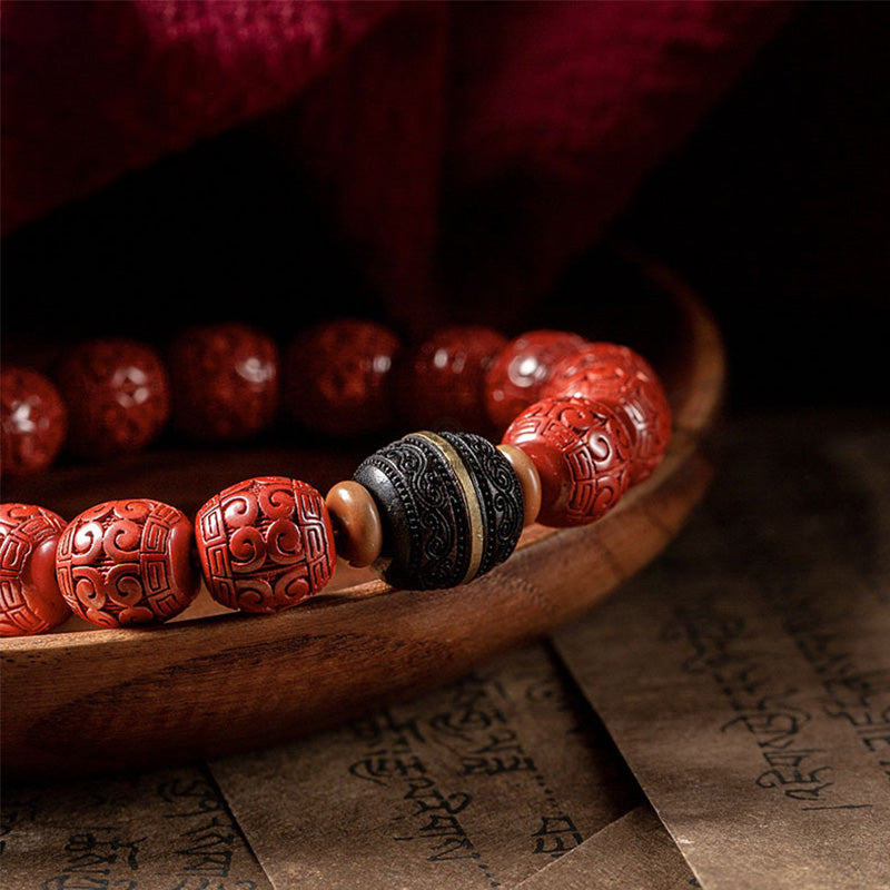 Cinnabar Ebony Blessing Bracelet from Luck Muse Shop - Image 9